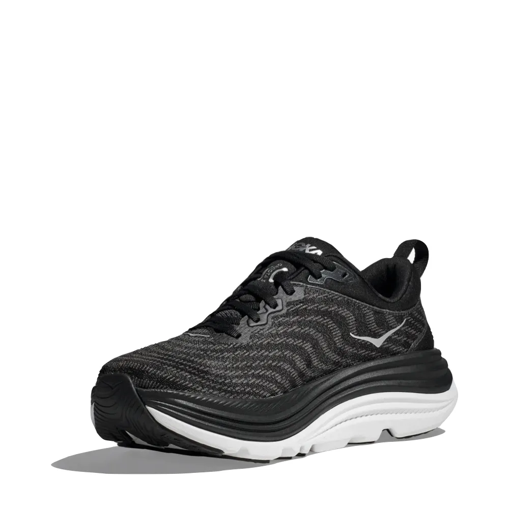 Hoka Women's Gaviota 5 Sneaker in Black/White Cheapest Place To Get Shoes