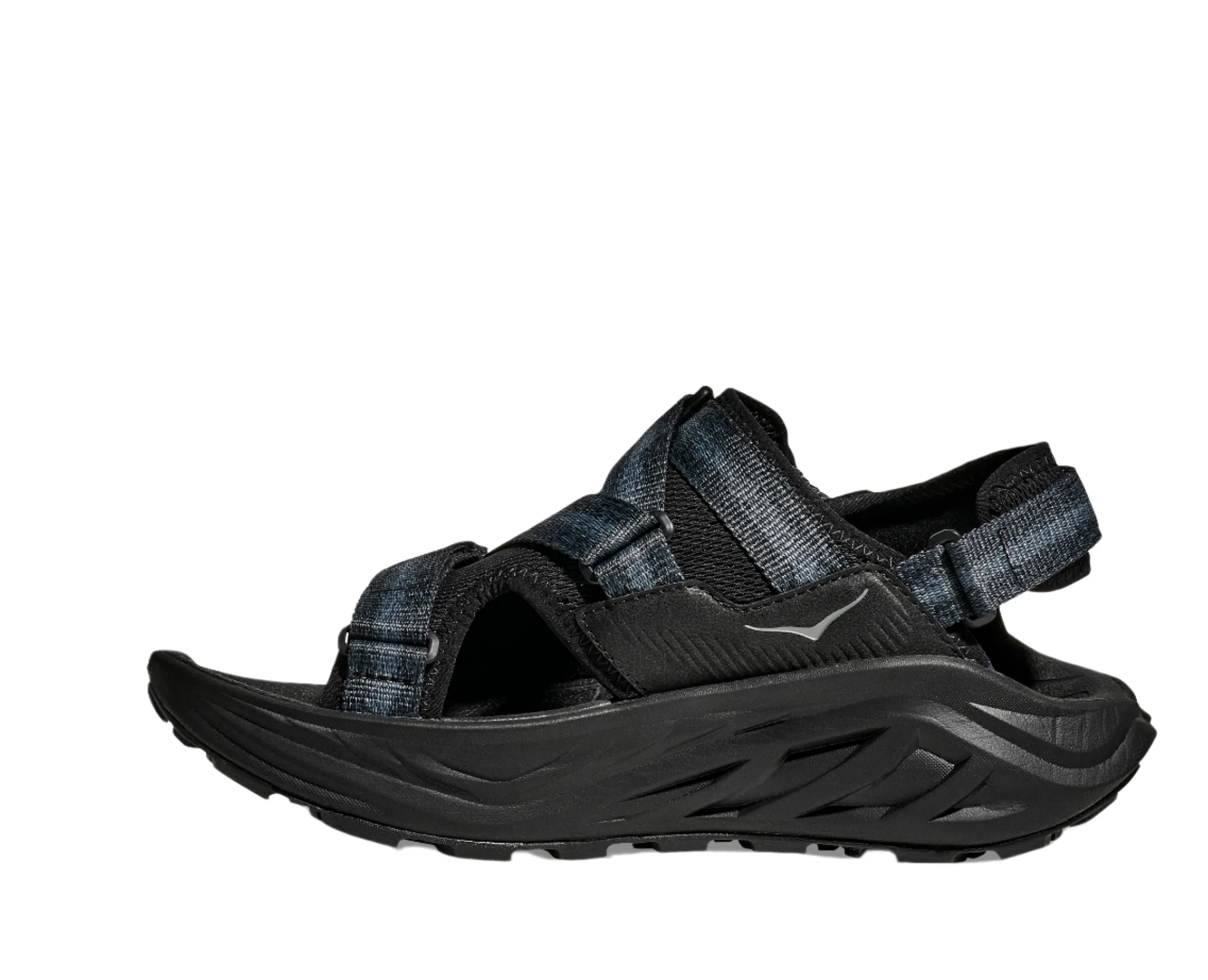 HOKA Women's Infini Adventure Hiking Sandal - Black/Black Road Runner Sports Shoes