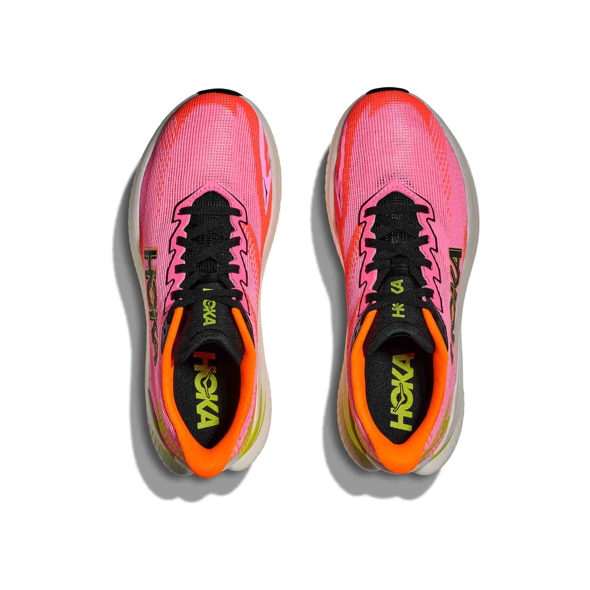 Shoes In Tulsa HOKA | Women's Mach X 3 Running Shoes - Neon Rose/Neon Tangerine