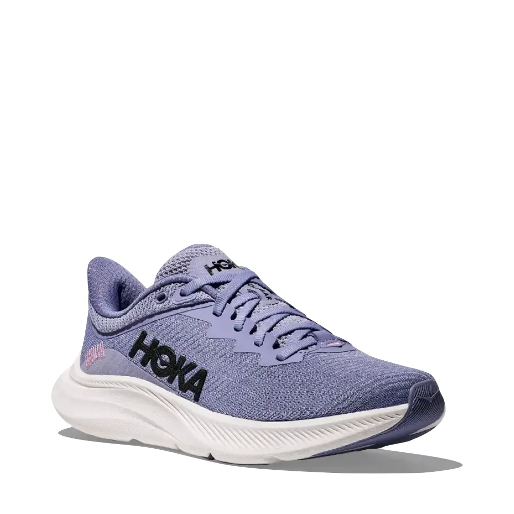 Hoka Women's Solimar Training Sneaker in Wild Indigo/White Best For Walking
