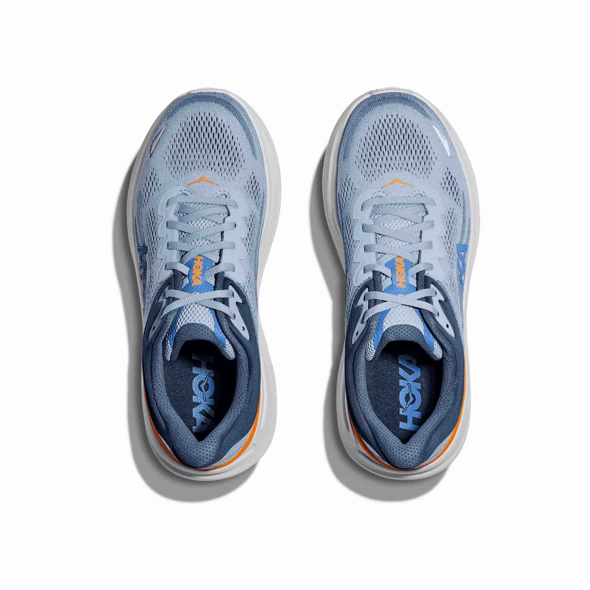 HOKA | Men's Bondi 9 Running Shoes - Drizzle/Downpour Make My Feet Hurt