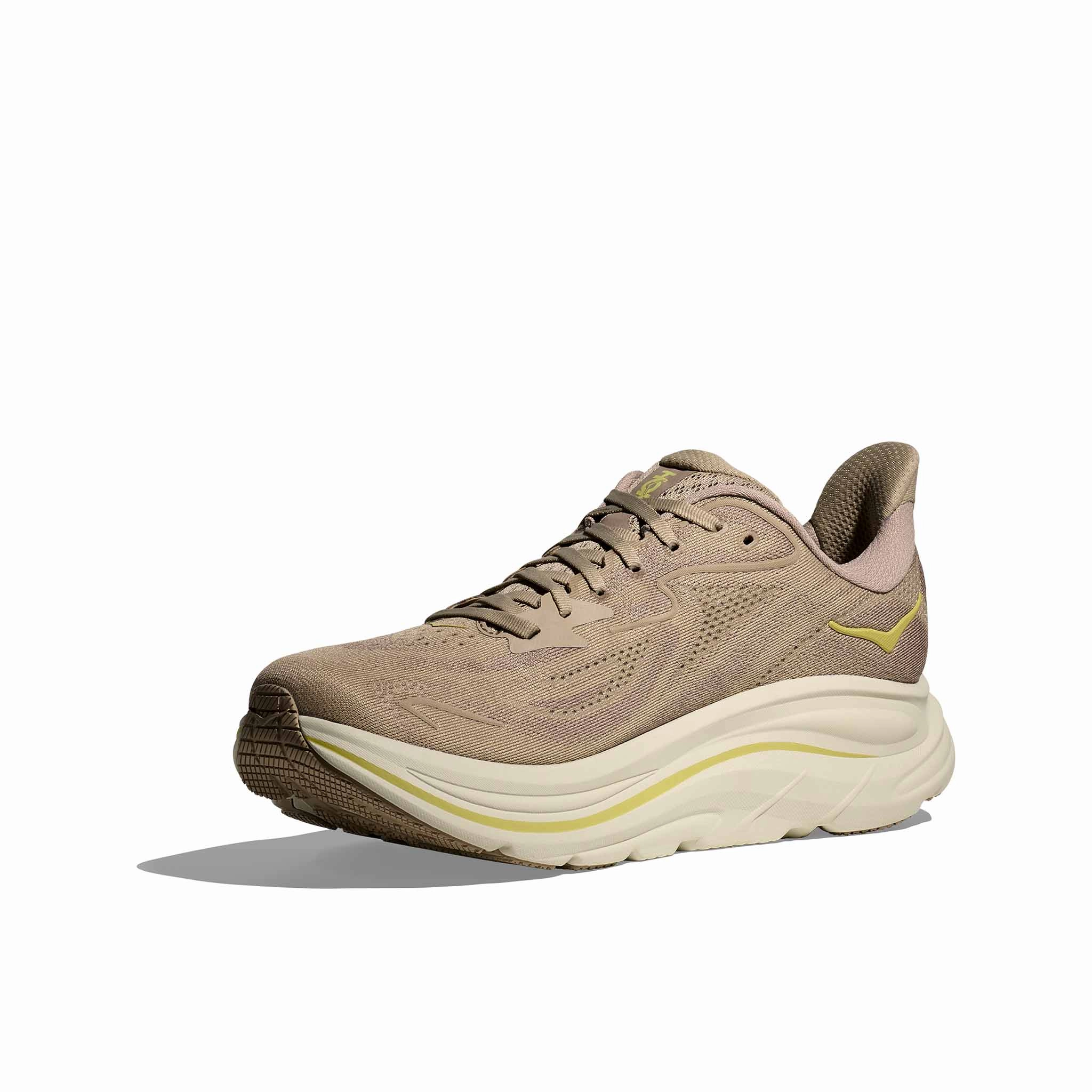 Shoes Washable HOKA | Men's Clifton 10 Running Shoes - Raw Linen/Stone