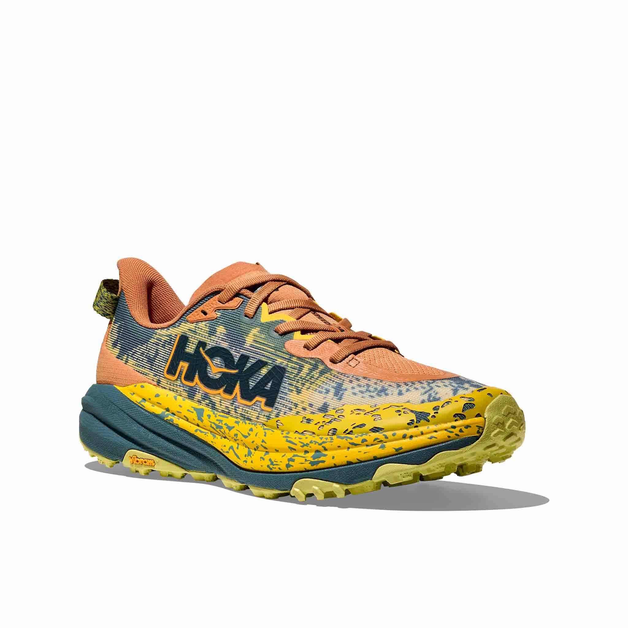 Shreveport HOKA | Men's Speedgoat 6 Running Shoes - Terra Cotta/Mountain Fog