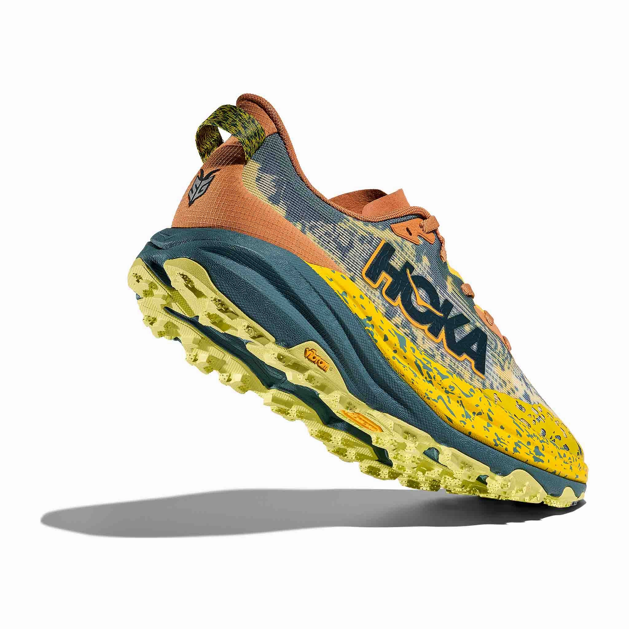 Santa Fe HOKA | Men's Speedgoat 6 Running Shoes - Terra Cotta/Mountain Fog