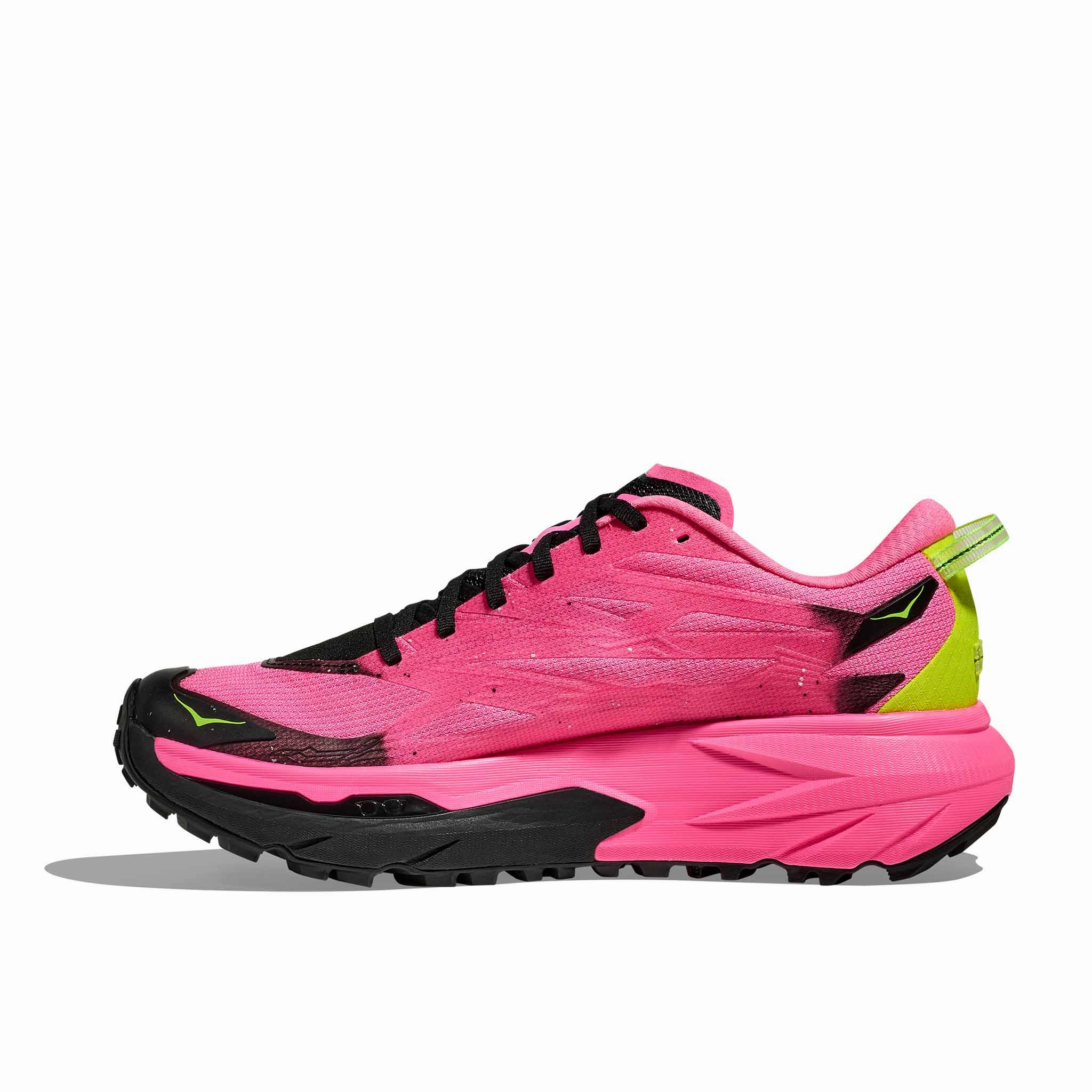 Albany Oregon HOKA | Women's Mafate 5 Running Shoes - Neon Rose/Black