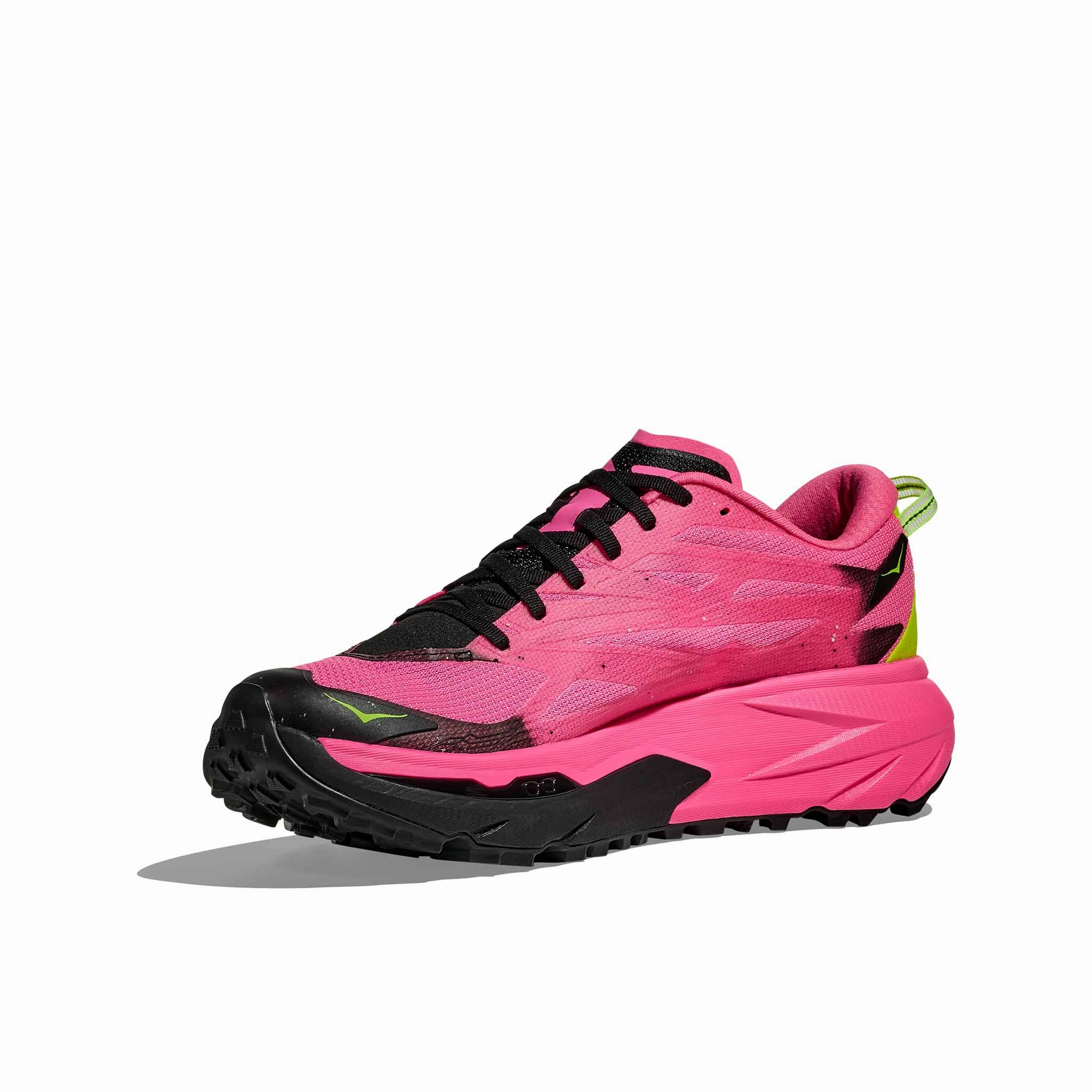 Last Year HOKA | Women's Mafate 5 Running Shoes - Neon Rose/Black