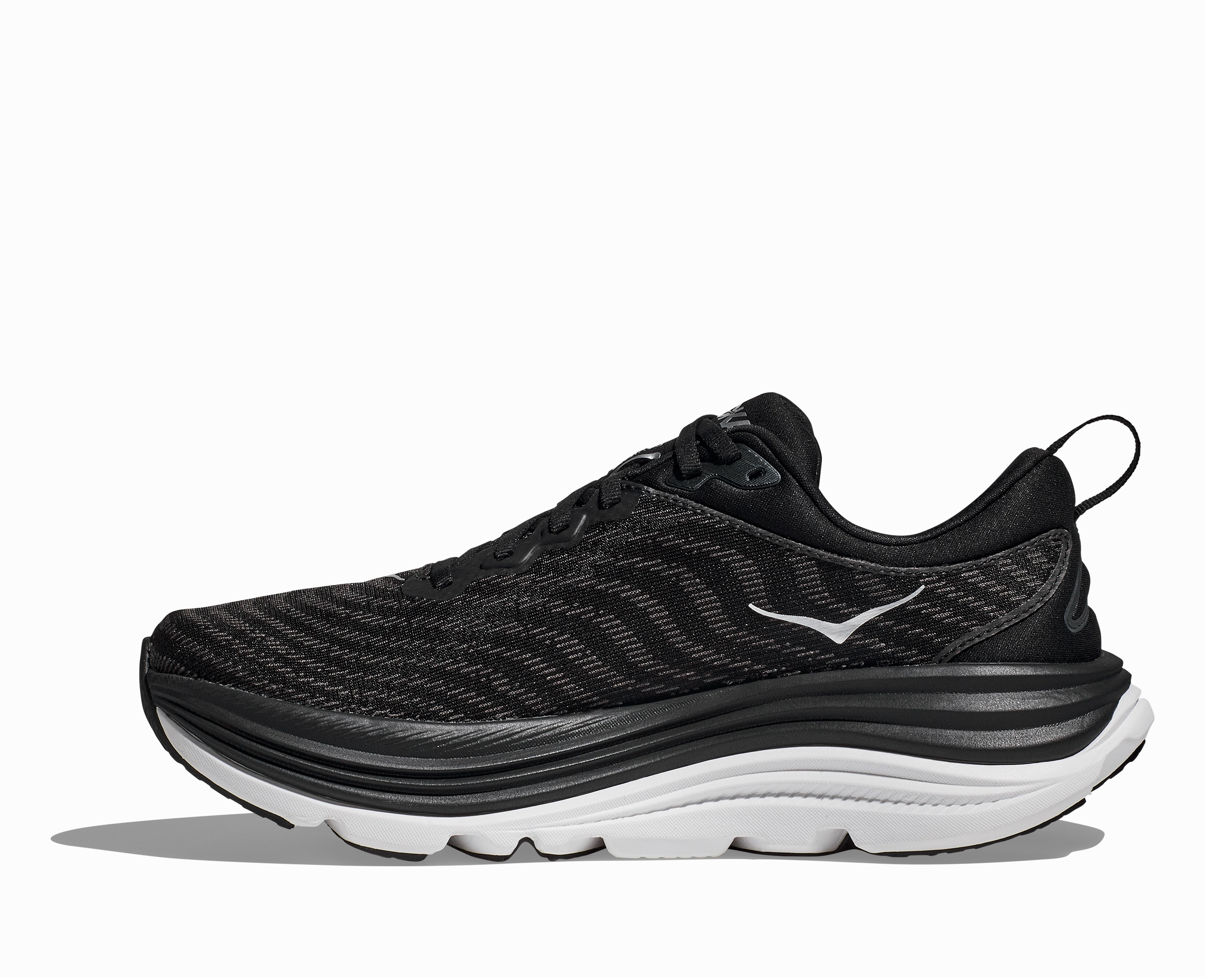 Women's Hoka Gaviota 5 (Black/White) Running Warehouse Shoes