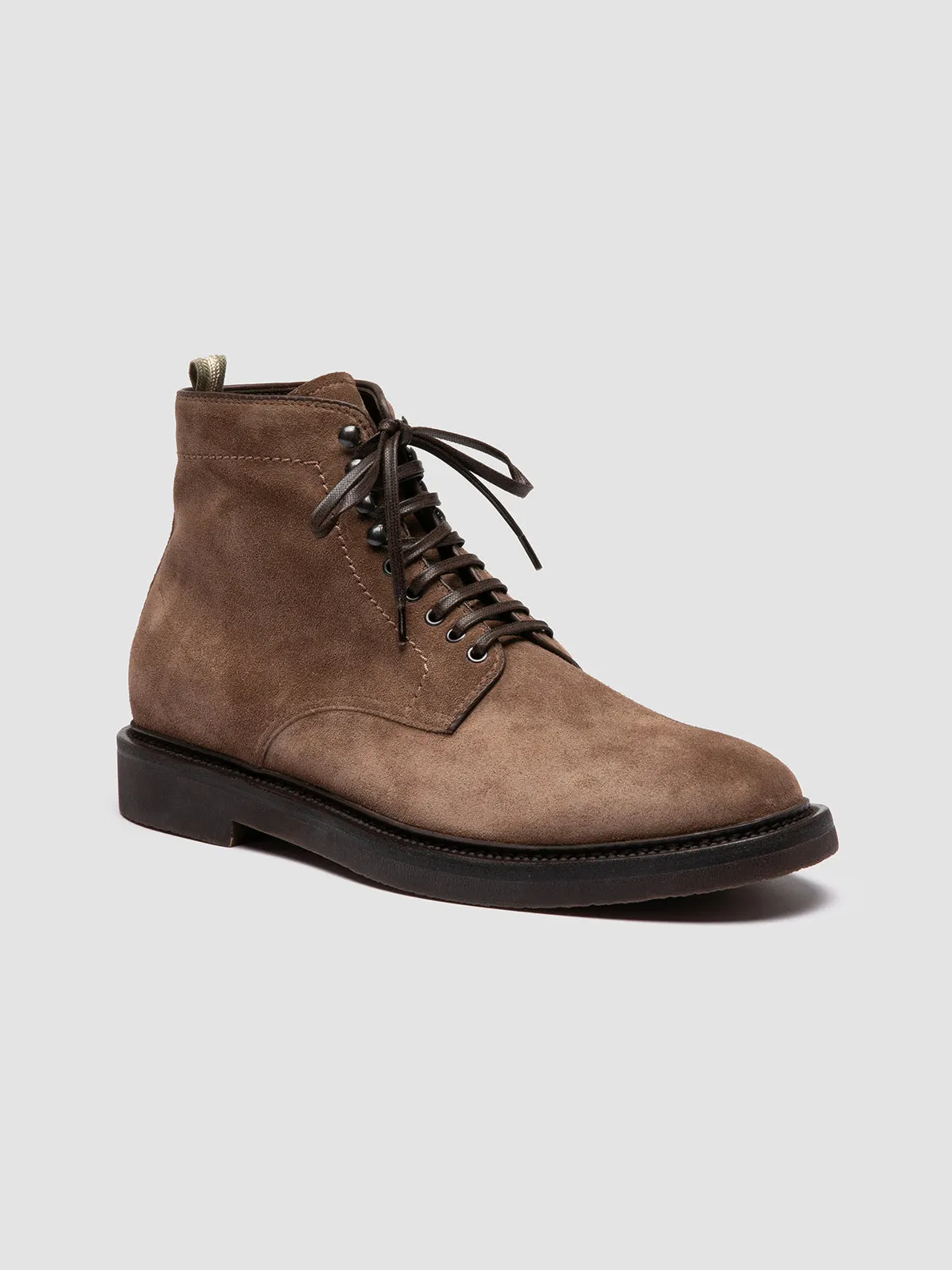 HOPKINS FLEXI 203 - Brown Suede Lace-up Boots Puss In Boots Last Wish