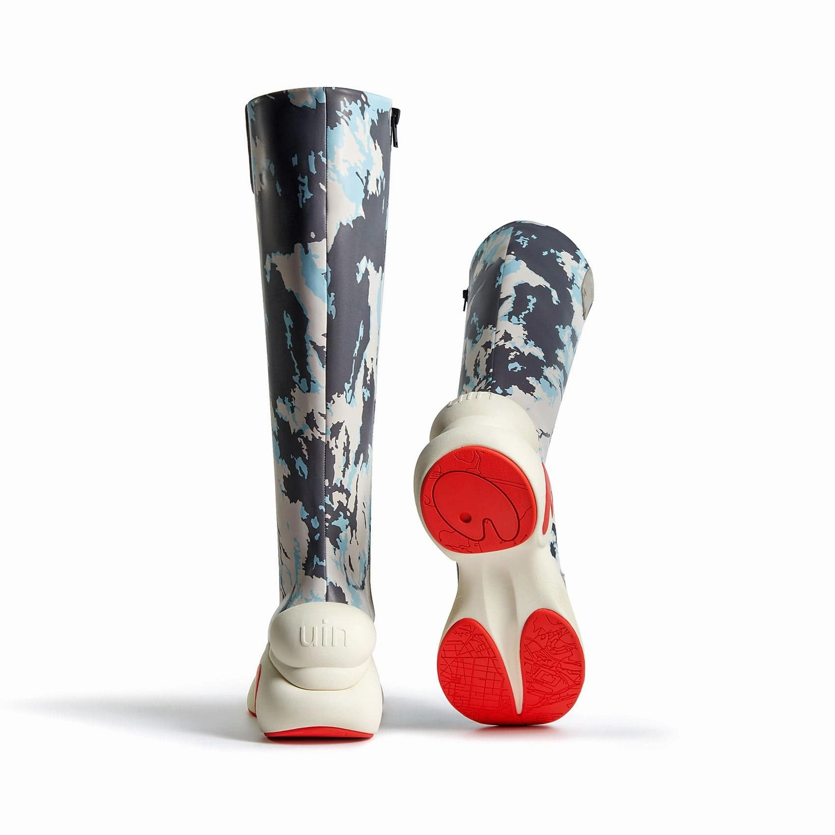 Ankle Lace Up Boots Mottled Marks Bilbao A5 Women