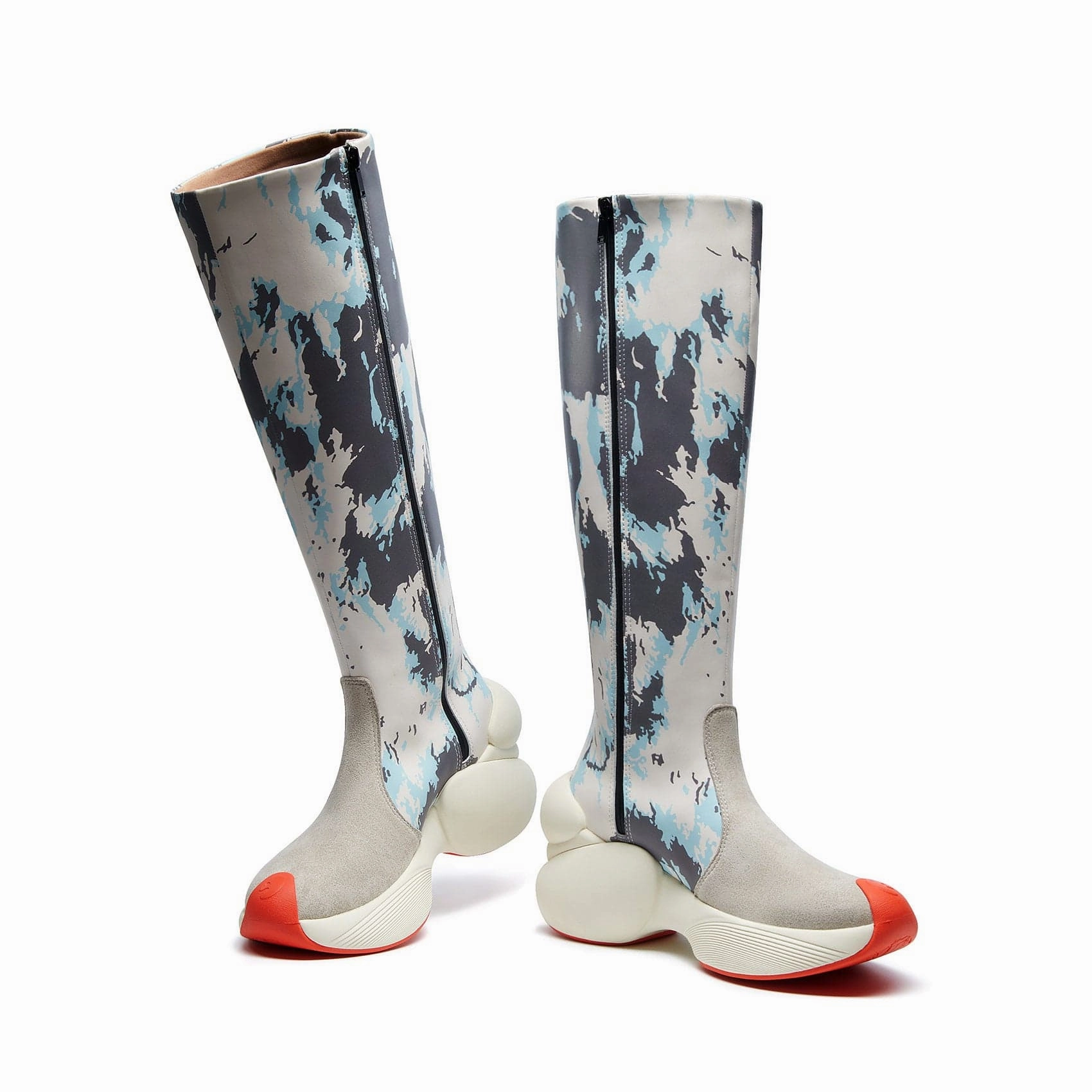 Oxblood Boots Mottled Marks Bilbao A5 Women