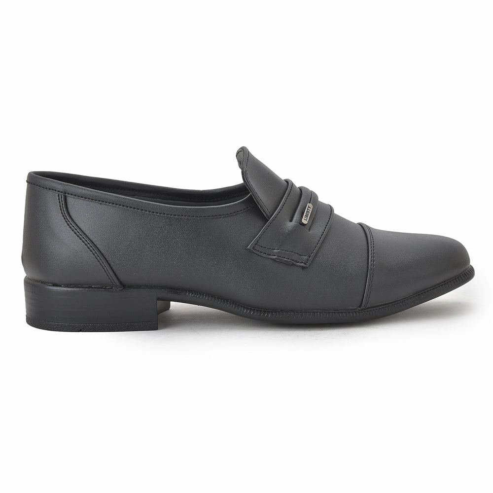 Fortune (Black) Penny Loafer Shoes For Men By Liberty Loafers Shoes