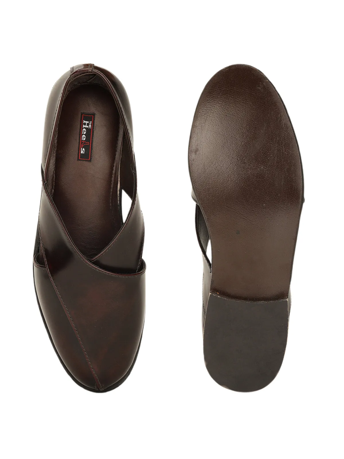 Eugenia Leather Ethnic Peshawari Sandals Sandals Strap