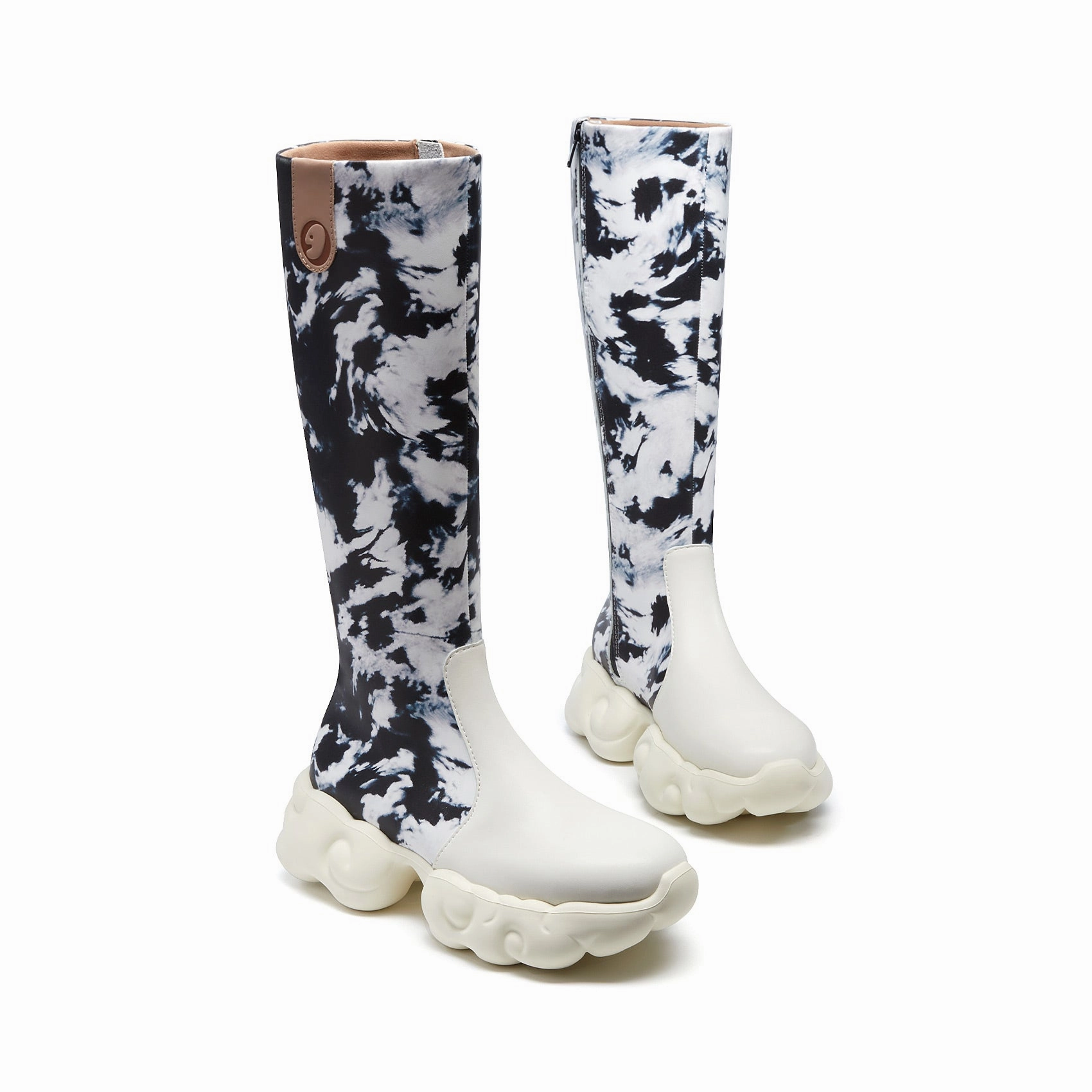 Casual With Boots Ink Nebula Cloud V Women