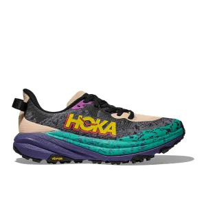 Netherlands HOKA | Women's Speedgoat 6 Running Shoes - Oatmeal/Mountain Iris