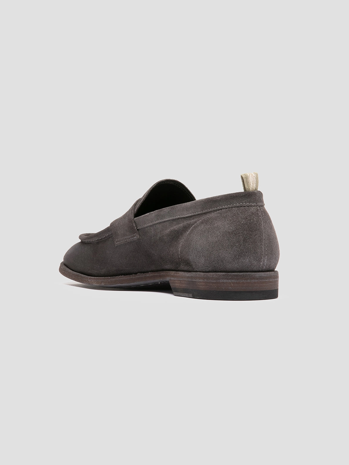 SOUND 001 - Grey Suede Penny Loafers Shoes Uae Loafers