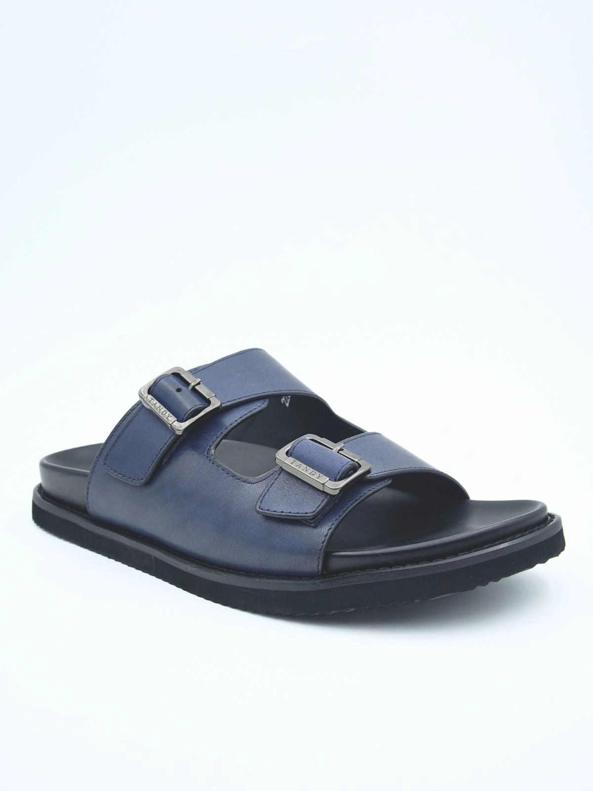 Pillows Of Slippers Kai Leather Double Strap Sliders