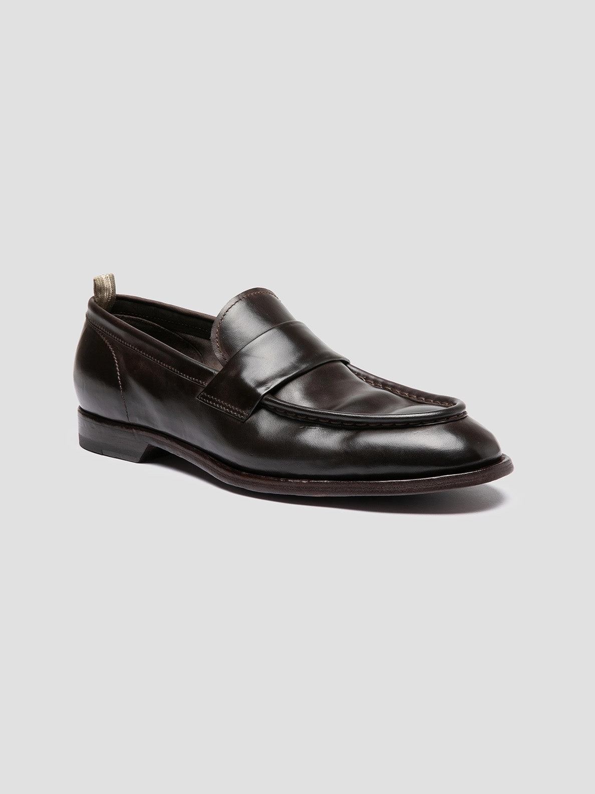 Walking Loafers SOUND 001 - Brown Leather Penny Loafers