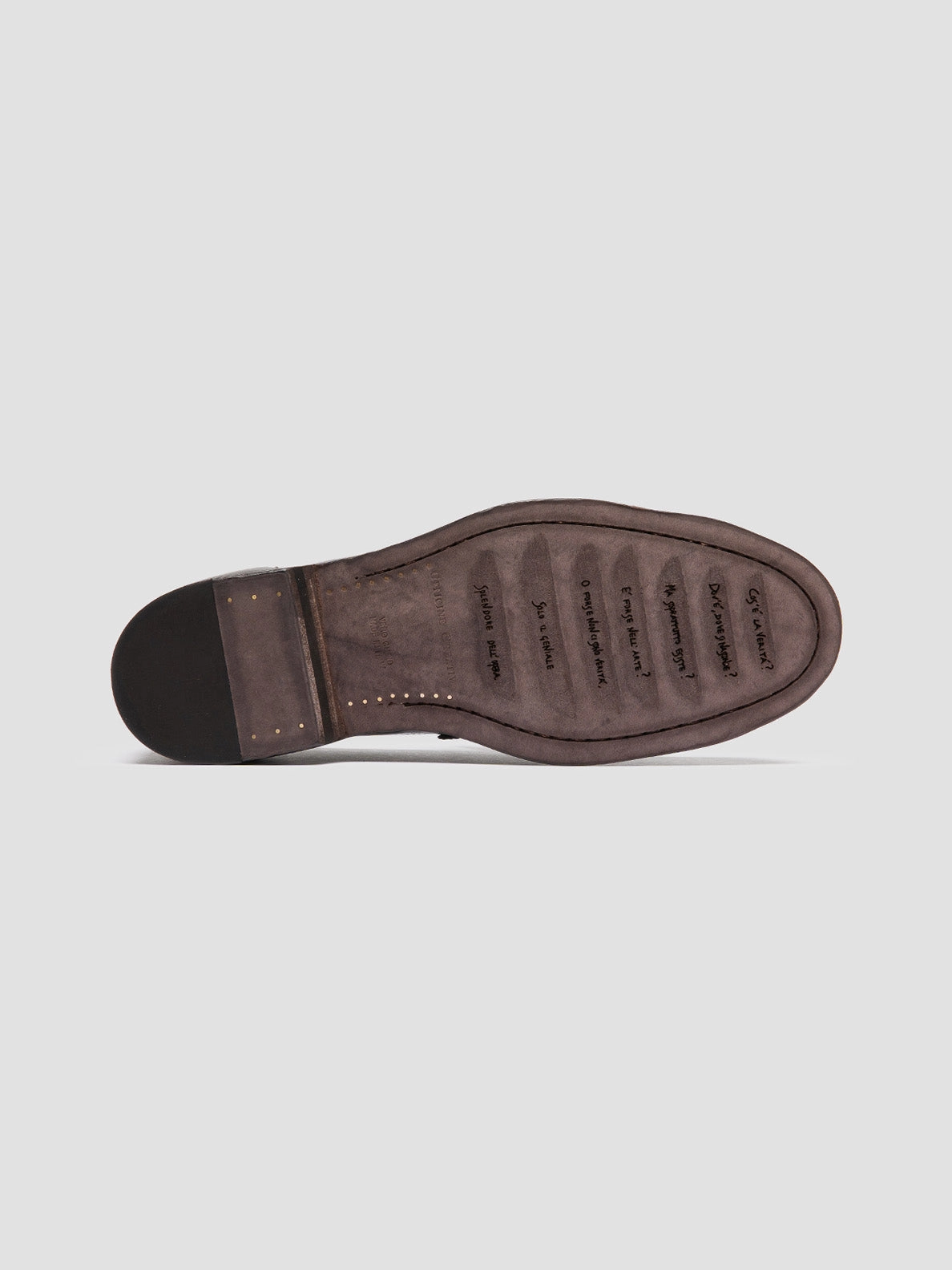 Temu Loafers SOUND 001 - Brown Leather Penny Loafers