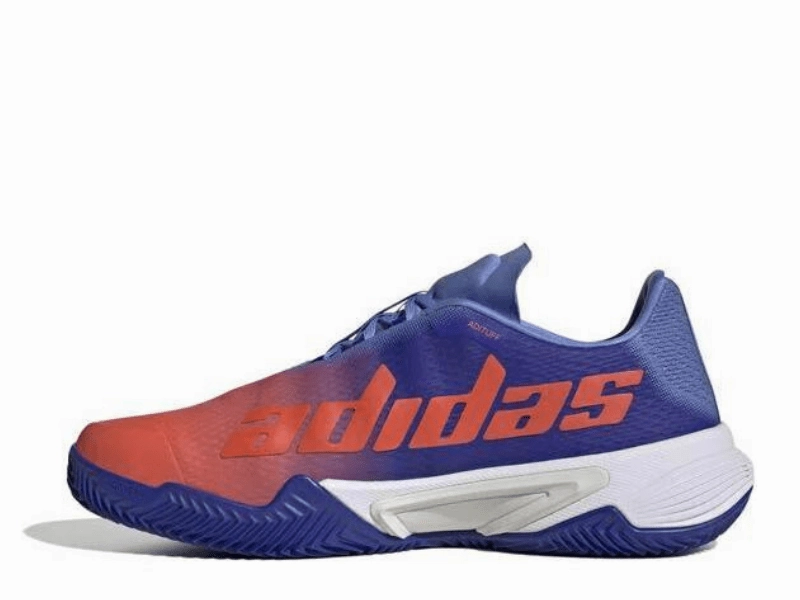 Y3 Tennis Shoes Adidas Barricade Clay Mens Tennis Shoe (Blue/Red)