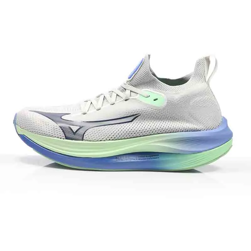 Beginner Running Shoe Mizuno Neo Vista Men's Running Shoe - Nimbus Cloud/Vintage Indigo/Neo Mint