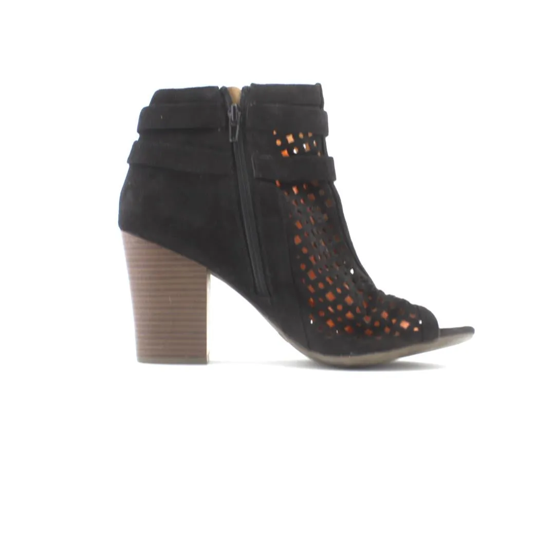 JUST FAB . Thick Strap High Heels