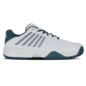 Good Tennis Shoes K-Swiss Express Light 3 Clay Mens Tennis Shoe (White/Stargazer)