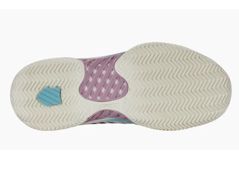 K-Swiss Express Light 3 Padel Ladies Tennis Shoes (White/Purple) Tennis Shoes Wide