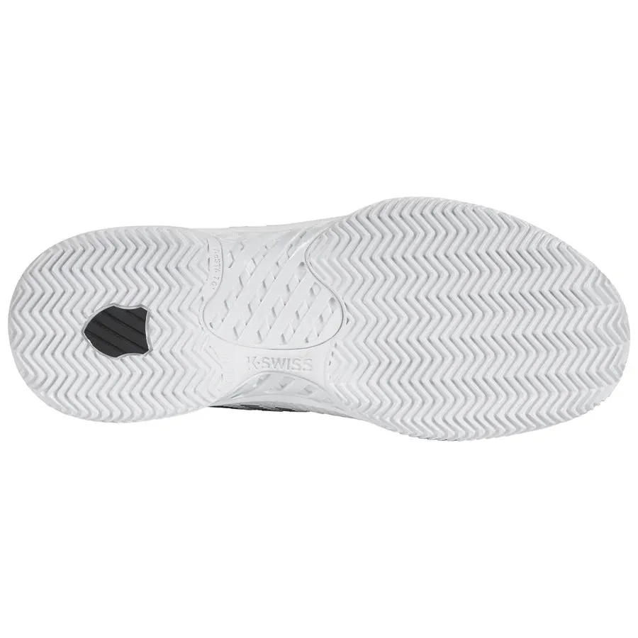 The Computer Wore Tennis Shoes 1995 K-Swiss Hypercourt Express 2 Clay Mens Tennis Shoe (White/Black)