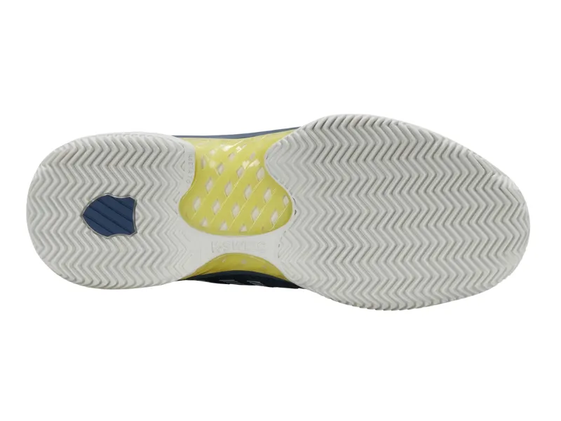 Lakai Tennis Shoes K-Swiss Hypercourt Express 2 Clay Mens Tennis Shoes (Blue/White/Yellow)