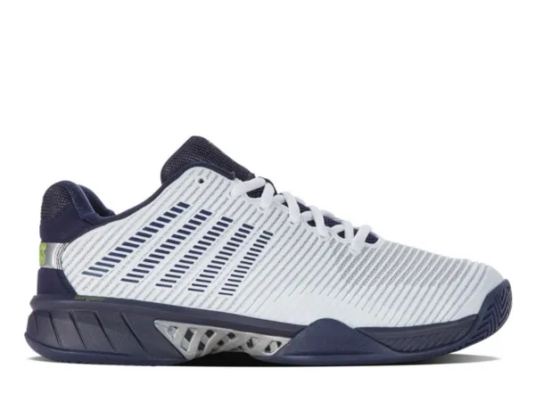 Best Inexpensive Tennis Shoes K-Swiss Hypercourt Express 2 HB Mens Tennis Shoe (White/Peacoat/Silver)
