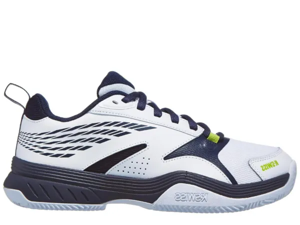 Asics Court Ff 3 Novak Tennis Shoes K-Swiss Speedex HB Mens Tennis Shoe (White/Peacoat)