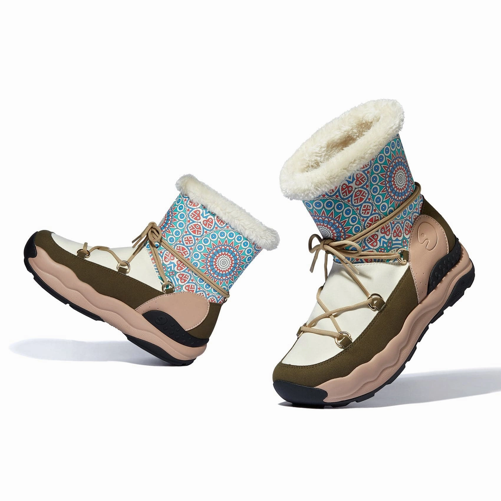 Leather Biker Boots Kaleidoscope San Diego V Women