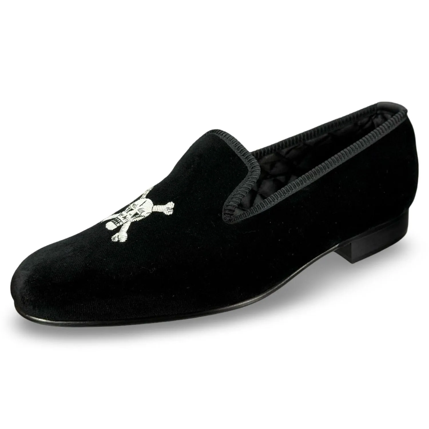 Sam Slippers Albert Skull & Crossbones Formal Slipper