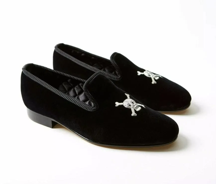 Albert Skull & Crossbones Formal Slipper Local Slippers