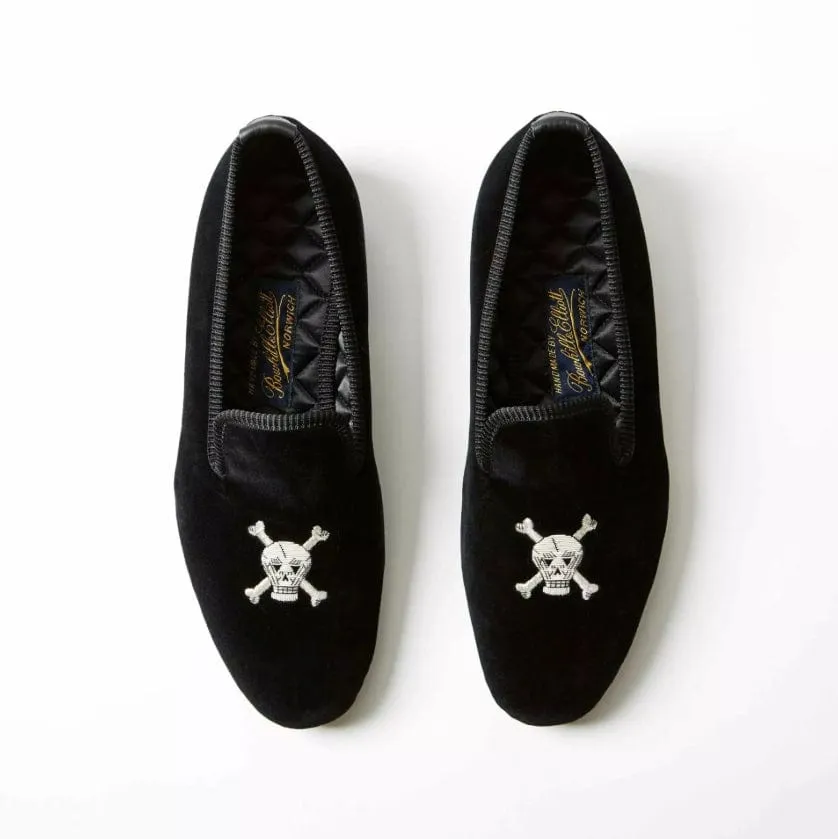 Albert Skull & Crossbones Formal Slipper Slippers At Target