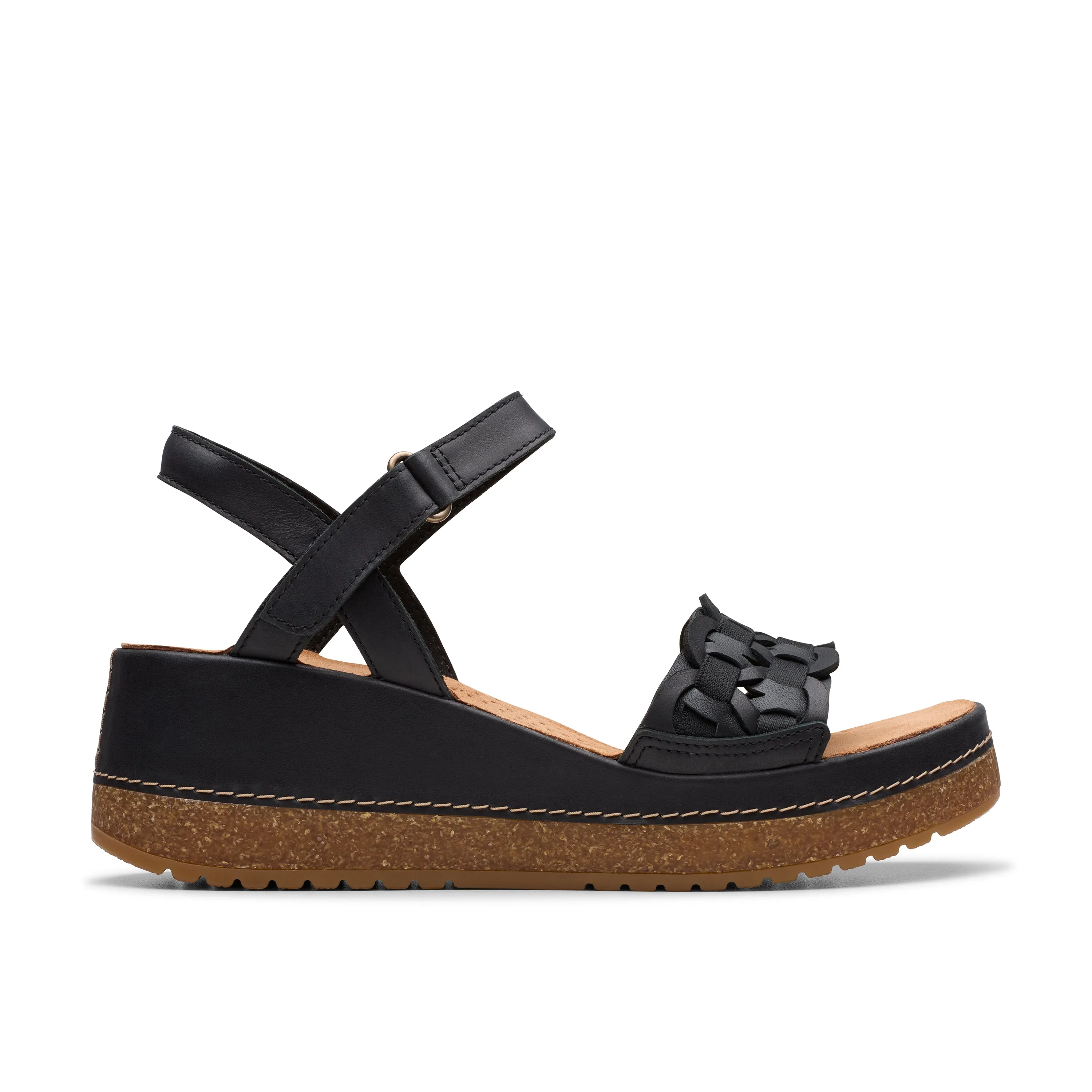 Leggings And Sandals Clarks Women's Kassanda Bar Wedge Sandal - Black