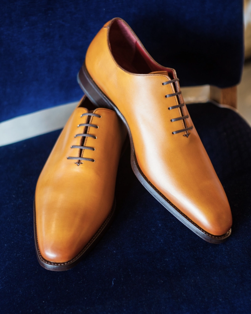 Mustard Patina Wholecut Oxford Heritage Oxford Grey