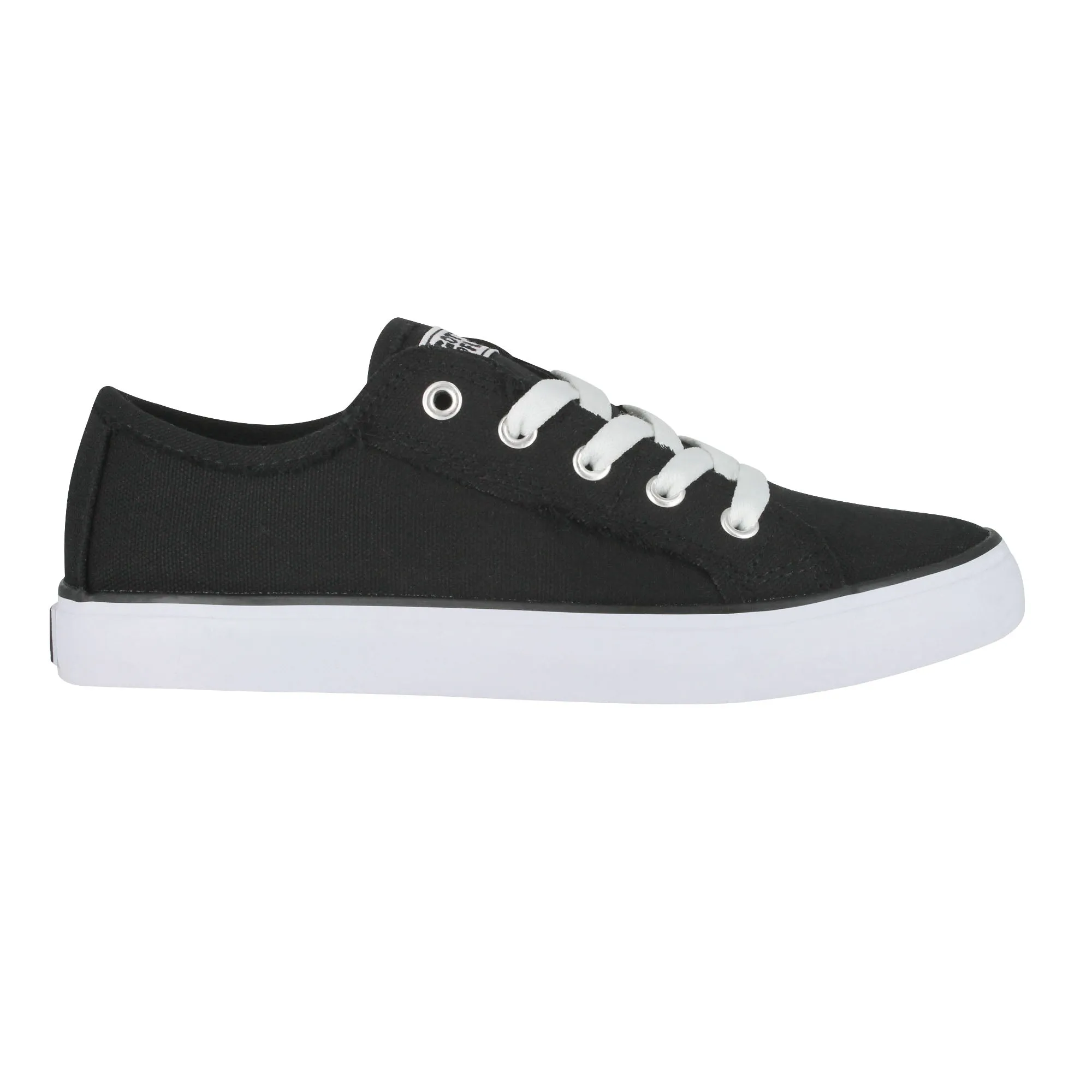 Sneakers For Wedding Gotta Flurt Girl's Classic II Black Canvas Low-Top Sneaker