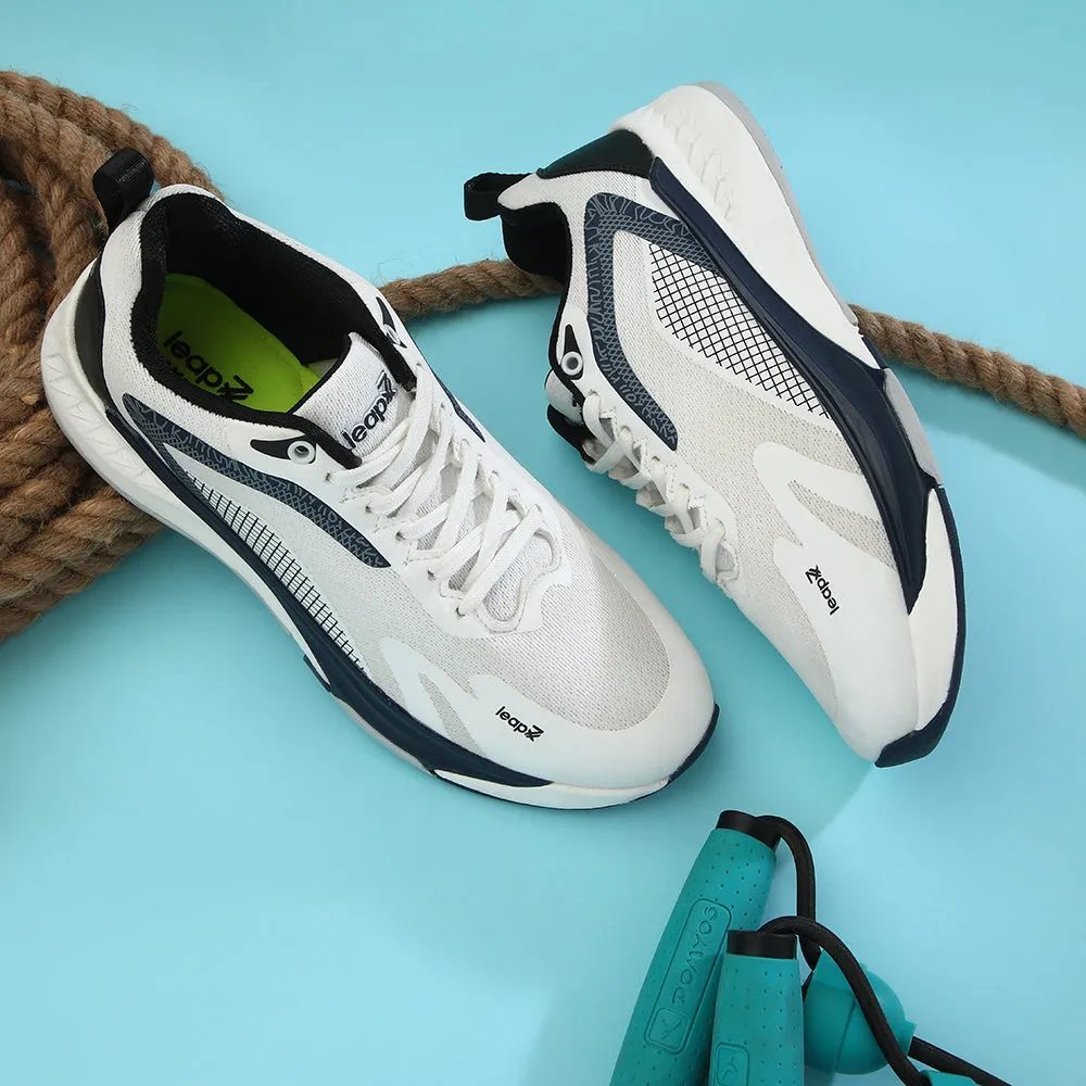 Leap7x Sports White Running Shoes For Mens EVELSTER-E By Liberty Cloudmonster Running Shoes