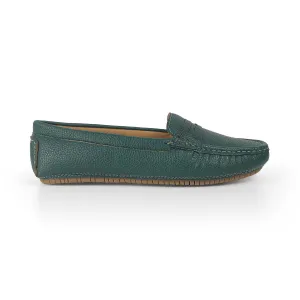 Tresmode St.Tropez Green Women's Casual Loafers Traveler Penny Loafers