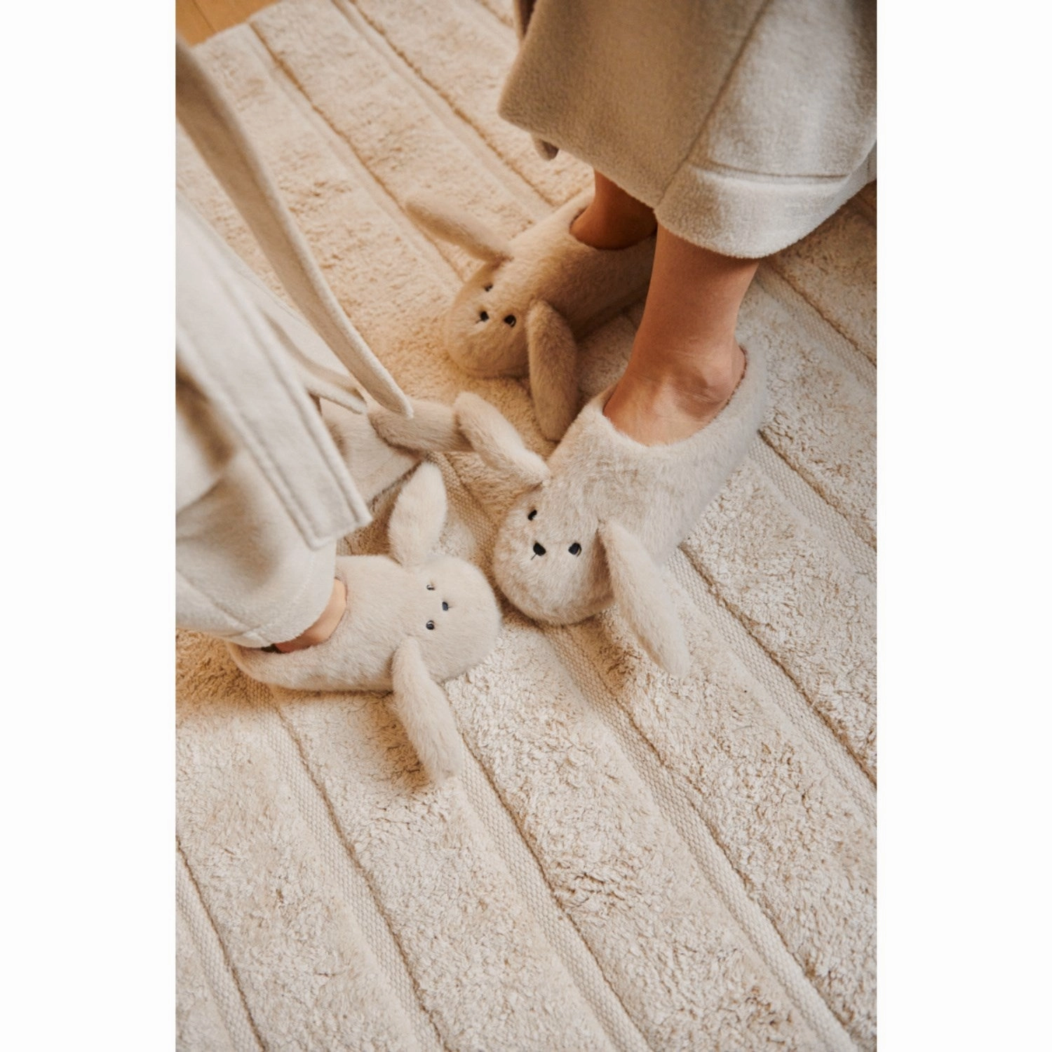 Unisex Shearling Slippers LieWood Mist Aviaja Rabbit Slippers