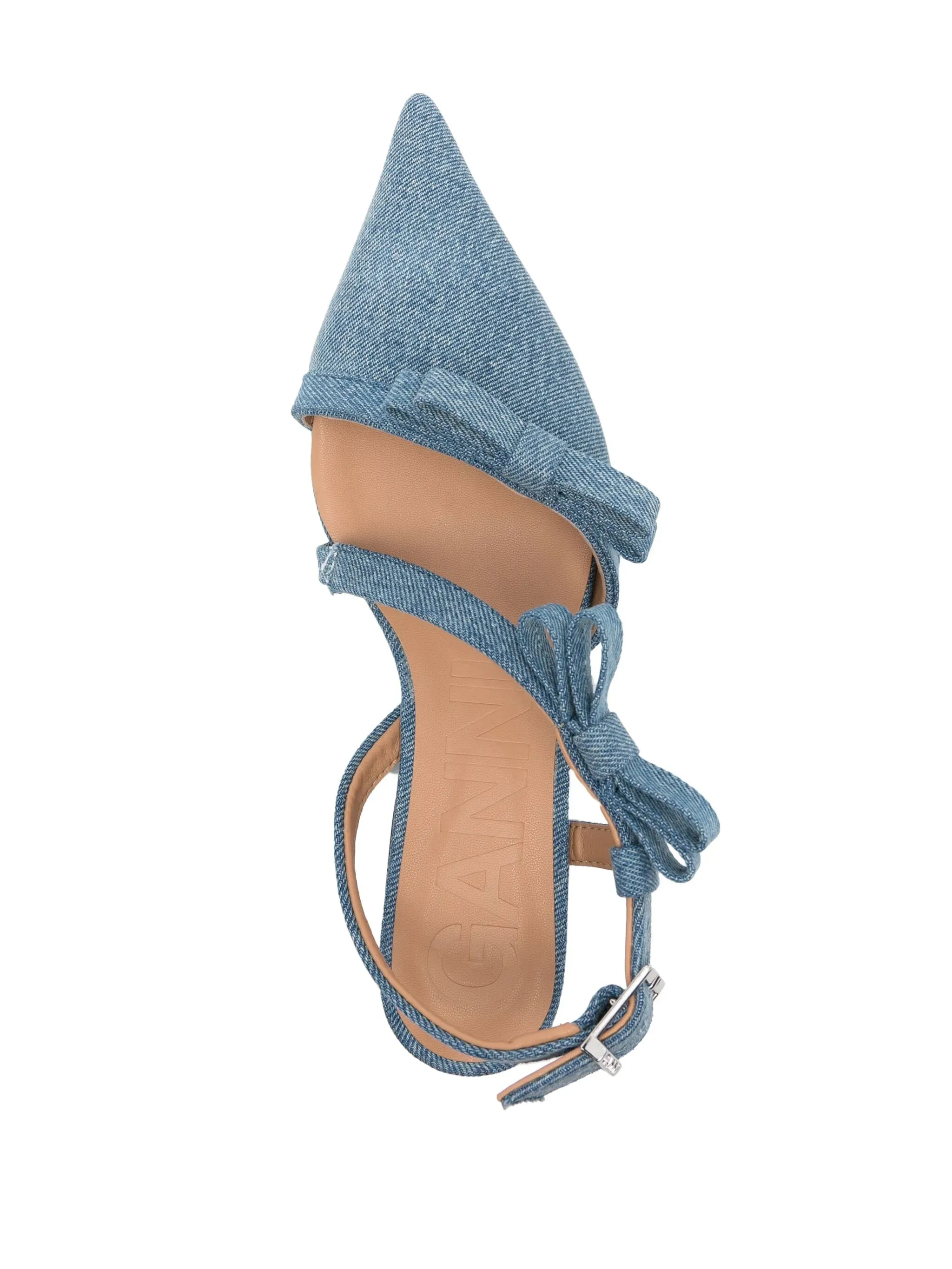 bow-detailing pointed-toe ballerina shoes Soft Style Shoes Flats