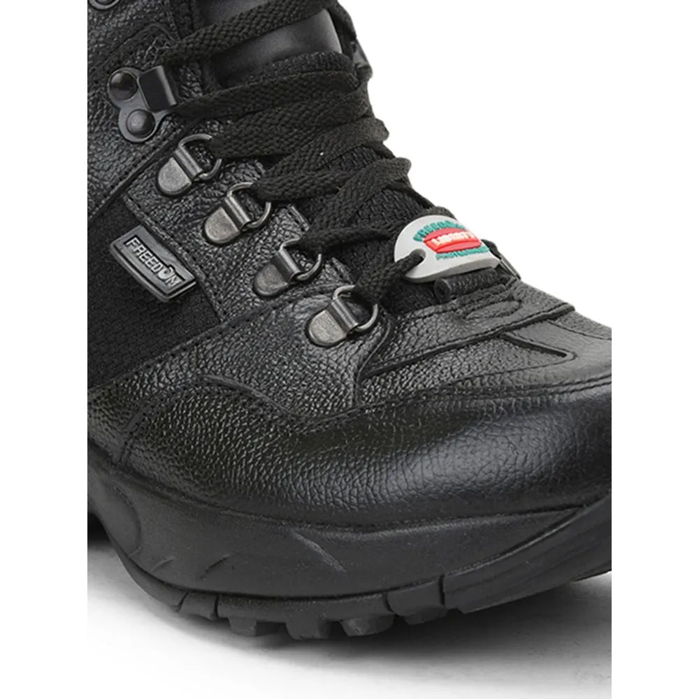 Freedom Casual (Black) Defence Hiking/Trekking Ankle Shoes SHAURYA By Liberty Top Rated Hiking Shoes 2025