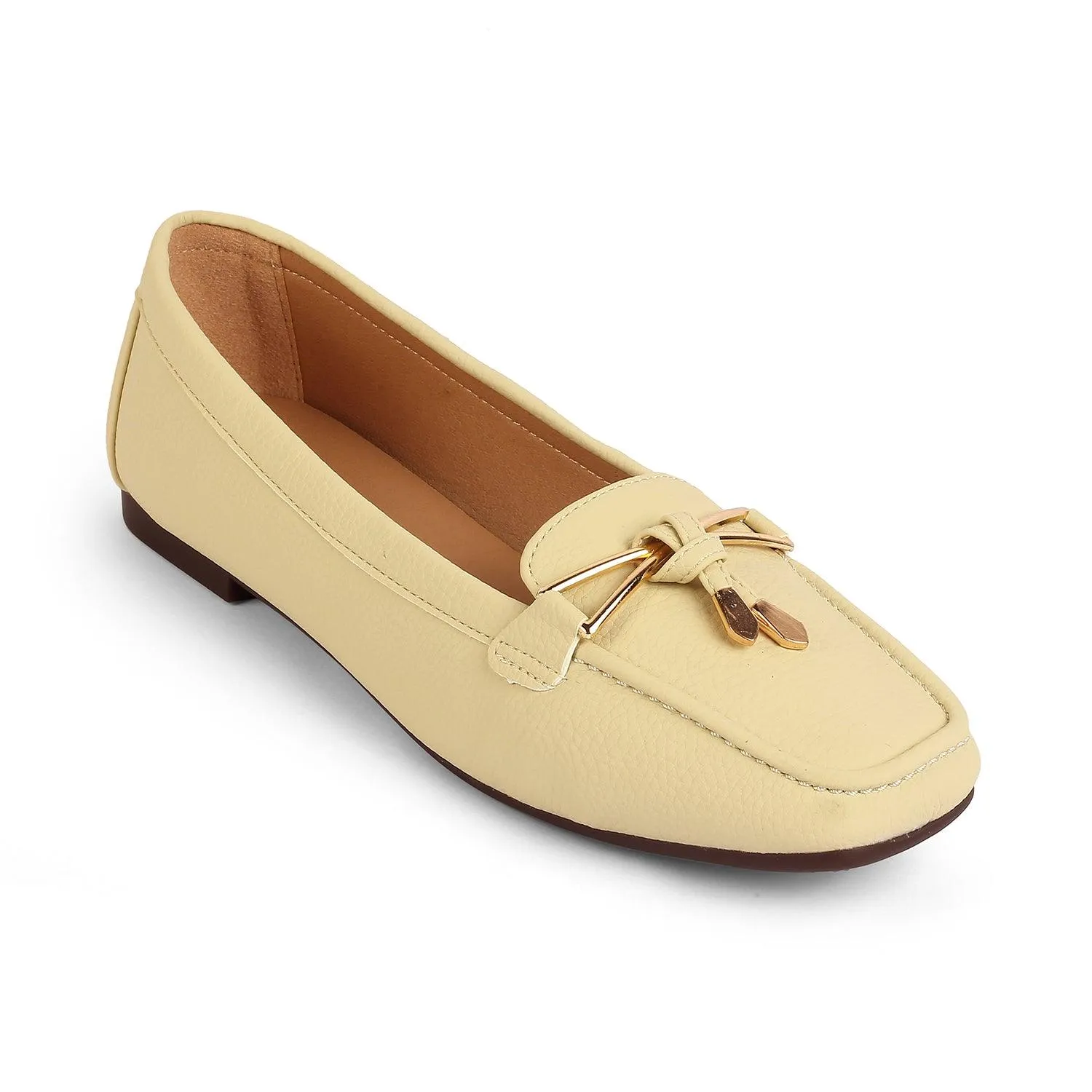 Tresmode Coyent Green Women's Casual Loafers Wedge Loafers