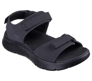 GO WALK FLEX SANDAL - BLACK BLACK Sandals For Bunions