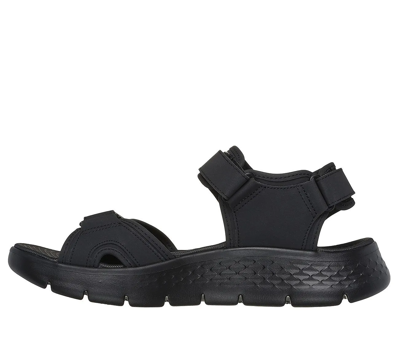 GO WALK FLEX SANDAL - BLACK BLACK Dance Sandals