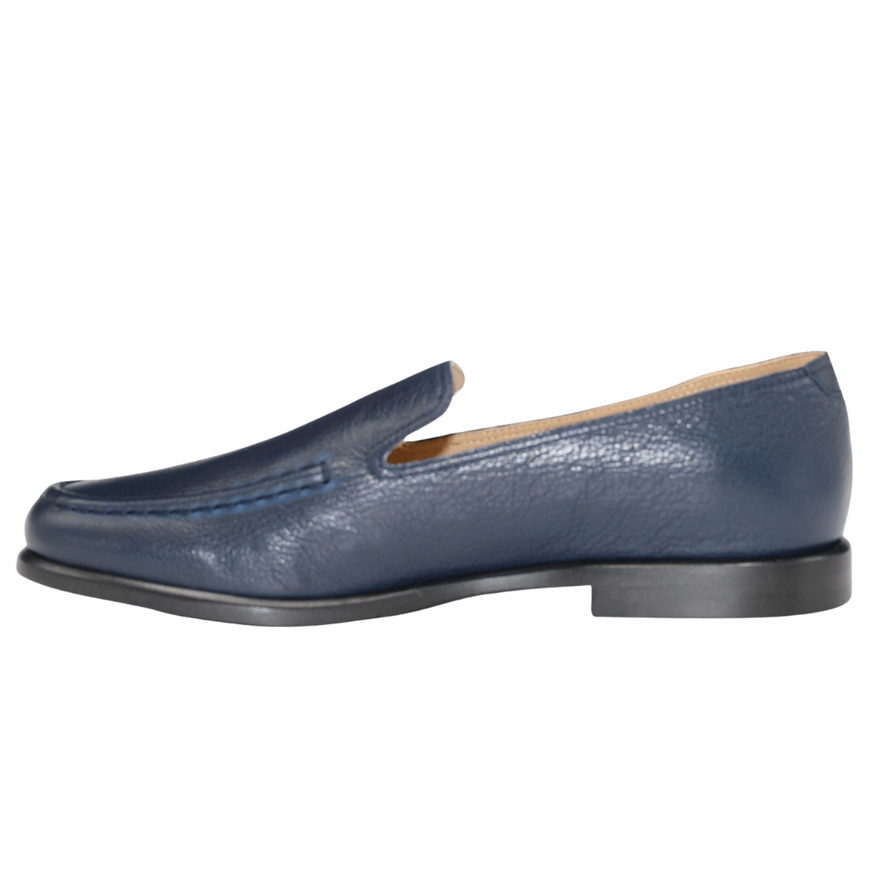 Edie Leather Loafer Button Down Oxford Shirt