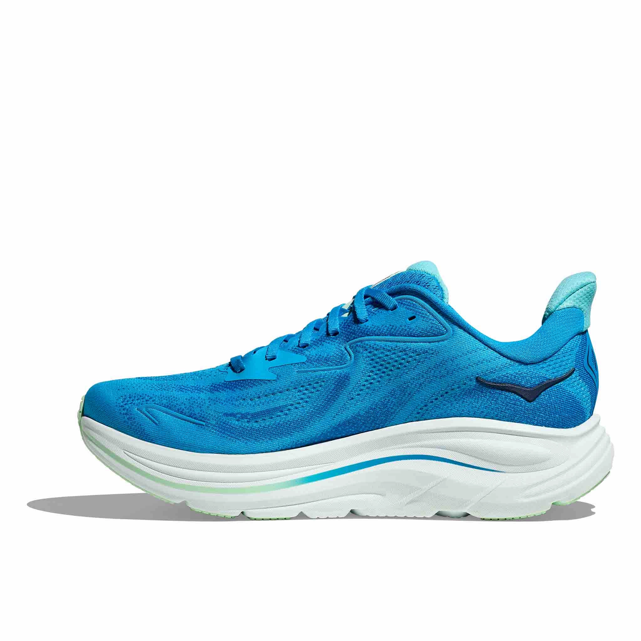 HOKA | Men's Clifton 10 Running Shoes - Hoka Blue/Skyward Blue Shoes Standing All Day