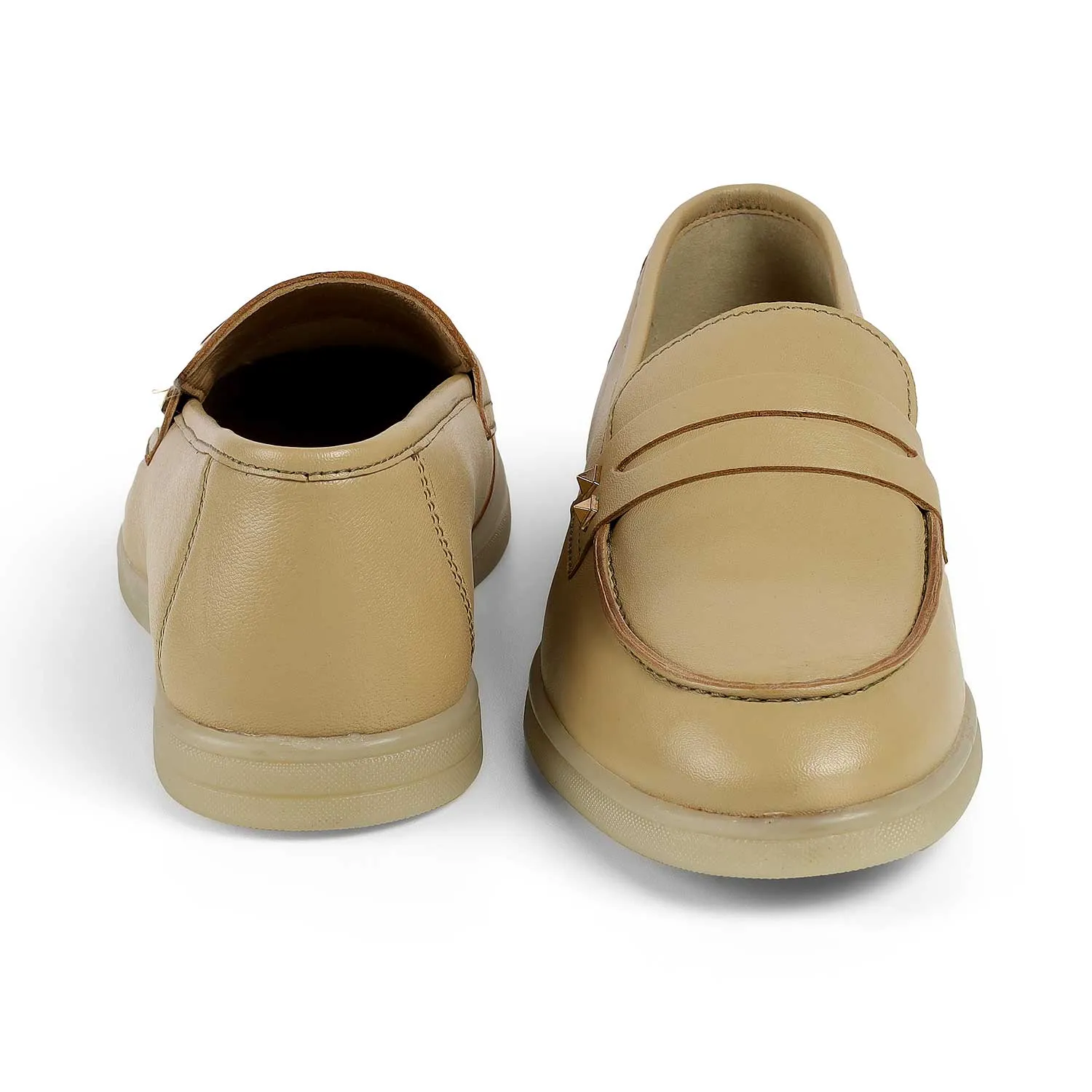 Dress Loafers With Suit Tresmode Anshi Taupe Women's Casual Loafers