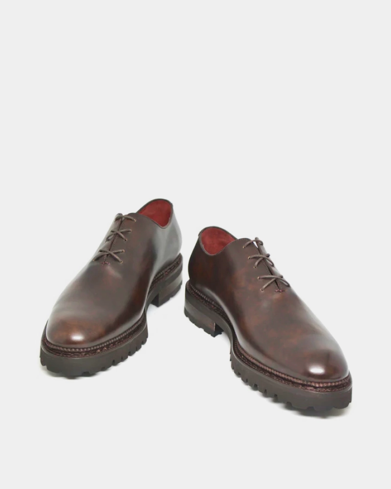 Wing Tipped Oxfords Outlet - Miquel uR - Museum Brown - 312
